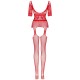CATSUIT COURTNEY VERMELHO BEAUTY NIGHT FASHION