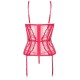 CORPETE E TANGA RAVENNA VERMELHO BEAUTY NIGHT FASHION