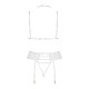 CONJUNTO DE 3 PEÇAS NOEMI BRANCO BEAUTY NIGHT FASHION