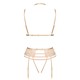 CONJUNTO DE 3 PEÇAS NOEMI NUDE BEAUTY NIGHT FASHION