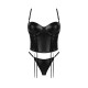CONJUNTO DE 2 PEÇAS SASHA PRETO BEAUTY NIGHT FASHION