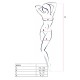 CATSUIT BS074 PRETO EROTIC LINE PASSION