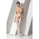 COLLANTS COM EFEITO DE LIGAS S023 BRANCAS EROTIC LINE PASSION