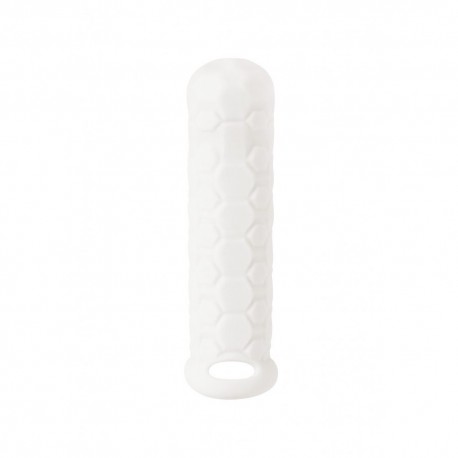 MANGA COM EXTENSÃO PARA O PÉNIS HOMME LONG BRANCO LOLA GAMES 11-15CM