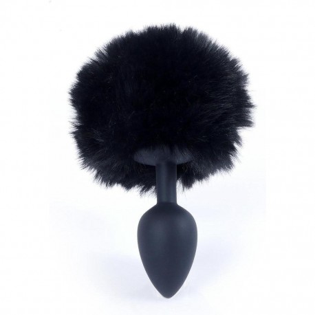 PLUG ANAL COM CAUDA DE COELHO EXCLUSIVITY PRETO BOSS SERIES
