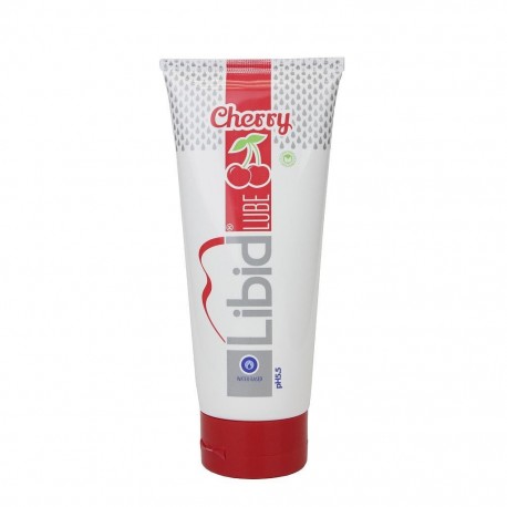 LUBRIFICANTE À BASE DE ÁGUA COM AROMA A CEREJA LIBID LUBE 200ML