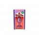 PLUG ANAL DE SILICONE COM JOIA ROXO CANDY LUST