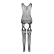 CATSUIT BS099 PRETO EROTIC LINE PASSION 