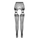 COLLANTS COM EFEITO DE LIGAS S027 BRANCAS EROTIC LINE PASSION