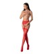 COLLANTS COM EFEITO DE LIGAS S028 VERMELHAS EROTIC LINE PASSION