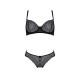 CONJUNTO DE 2 PEÇAS ZINNIA BIKINI PRETO ECO PASSION