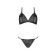CONJUNTO DE 2 PEÇAS SELAGINELLA BIKINI PRETO ECO COLLECTION PASSION