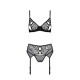 CONJUNTO DE 3 PEÇAS PRIMULA PRETO ECO COLLECTION PASSION