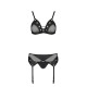 CONJUNTO DE 3 PEÇAS NESSY PRETO PASSION