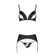 CONJUNTO DE 3 PEÇAS MILEY PRETO PASSION 