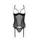 CORPETE E TANGA MARINA PRETO DEVIL COLLECTION PASSION