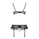 CONJUNTO DE 3 PEÇAS LOVELIA PRETO PASSION