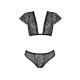 CONJUNTO DE 2 PEÇAS LEAFA BIKINI PRETO ECO COLLECTION PASSION