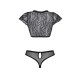 CONJUNTO DE 2 PEÇAS LEAFA BIKINI PRETO ECO COLLECTION PASSION