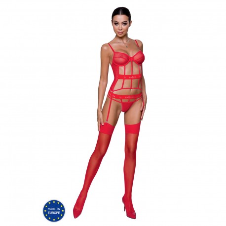 CORPETE E TANGA KYOUKA VERMELHO DEVIL COLLECTION PASSION