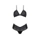 CONUNTO DE 2 PEÇAS KERRIA BIKINI PRETO ECO COLLECTION PASSION