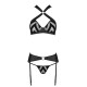 CONJUNTO DE 3 PEÇAS HIMA PRETO PASSION