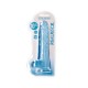 DILDO REALISTA COM TESTÍCULOS CRYSTAL CLEAR 10 /25,4 CM AZUL REALROCK