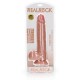 DILDO REALISTA COM TESTÍCULOS STRAIGHT 11 /28 CM FLESH REALROCK