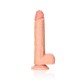 DILDO REALISTA COM TESTÍCULOS STRAIGHT 11 /28 CM FLESH REALROCK