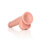 DILDO REALISTA COM TESTÍCULOS STRAIGHT 11 /28 CM FLESH REALROCK