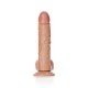 DILDO REALISTA COM TESTÍCULOS CURVED 8 /20,5 CM REALROCK