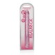DILDO DUPLO CRYSTAL CLEAR 13 /34 CM ROSA REALROCK