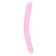 DILDO DUPLO CRYSTAL CLEAR 13 /34 CM ROSA REALROCK