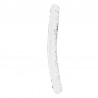 DILDO DUPLO CRYSTAL CLEAR 13 /34 CM  TRANSPARENTE REALROCK