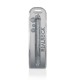 DILDO DUPLO CRYSTAL CLEAR 18 /45 CM TRANSPARENTE REALROCK