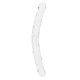 DILDO DUPLO CRYSTAL CLEAR 18 /45 CM TRANSPARENTE REALROCK