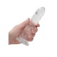 DILDO NON-REALISTIC CRYSTAL CLEAR 7 /17 CM REALROCK