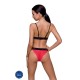 CONJUNTO DE 2 PEÇAS GLAMISS VERMELHO/PRETO PASSION