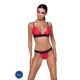 CONJUNTO DE 2 PEÇAS GLAMISS VERMELHO/PRETO PASSION