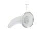 DILDO NON-REALISTIC CRYSTAL CLEAR 5 /11,5 CM REALROCK