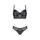 CONJUNTO DE 2 PEÇAS DROSERA PRETO ECO COLLECTION PASSION