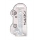 DILDO REALISTA COM TESTÍCULOS CRYSTAL CLEAR 8 /21CM REALROCK