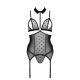 CORPETE E TANGA DOMINICA PRETO DEVIL COLLECTION PASSION