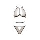 CONJUNTO DE 2 PEÇAS CHIKA BEGE DEVIL COLLECTION PASSION