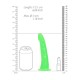 DILDO SLIM REALISTIC GLOW IN THE DARK 6'' / 15,5 CM REALROCK