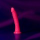 DILDO SLIM REALISTIC GLOW IN THE DARK 8'' / 20 CM ROSA REALROCK