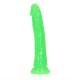 DILDO SLIM REALISTIC GLOW IN THE DARK 8'' / 20 CM REALROCK