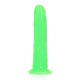 DILDO SLIM REALISTIC GLOW IN THE DARK 7'' / 18 CM REALROCK