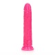 DILDO SLIM REALISTIC GLOW IN THE DARK 9'' / 22,5 CM ROSA REALROCK