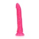 DILDO SLIM REALISTIC GLOW IN THE DARK 9'' / 22,5 CM ROSA REALROCK